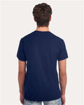 Jerzees 560MR Premium Blend Ring-Spun T-Shirt - J. Navy - model back