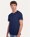 Jerzees 560MR Premium Blend Ring-Spun T-Shirt - J. Navy - model side