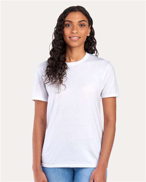 Jerzees 560MR Premium Blend Ring-Spun T-Shirt - White - model front