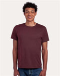 Jerzees 560MR Premium Blend Ring-Spun T-Shirt - Maroon Heather - model front