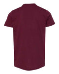 Bella + Canvas 3001Y Youth Jersey Tee - Maroon - back
