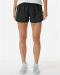 Augusta Sportswear 2430 Women's Wayfarer Shorts - Black - model front