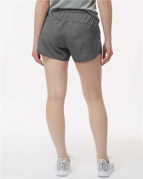 Augusta Sportswear 2430 Women's Wayfarer Shorts - Graphite - model back