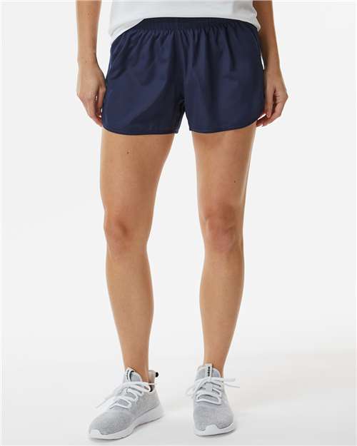Augusta Sportswear 2430 Women's Wayfarer Shorts - Navy - model front