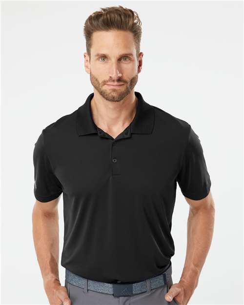 Adidas A230 Men's Performance Polo - Black - model front