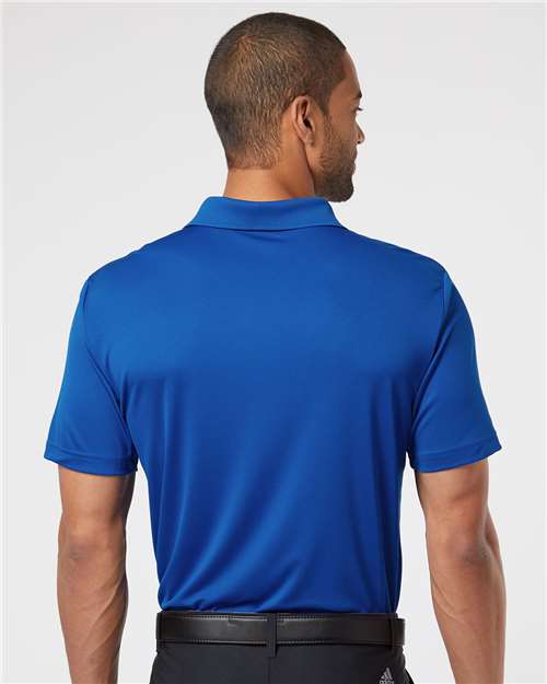 Adidas A230 Men's Performance Polo - Collegiate Royal - model back