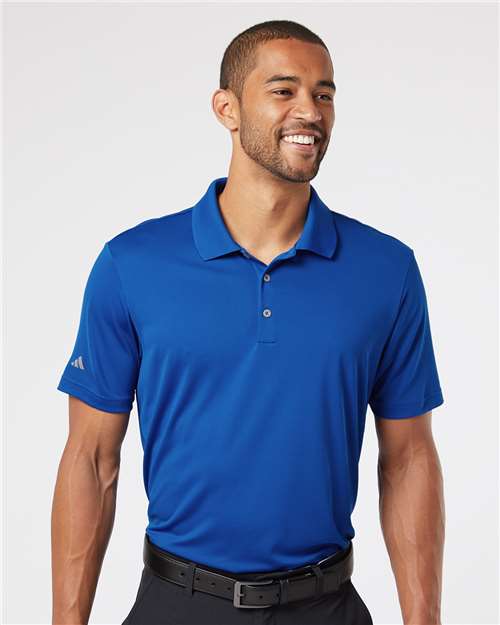 Adidas A230 Men's Performance Polo - Collegiate Royal - model front