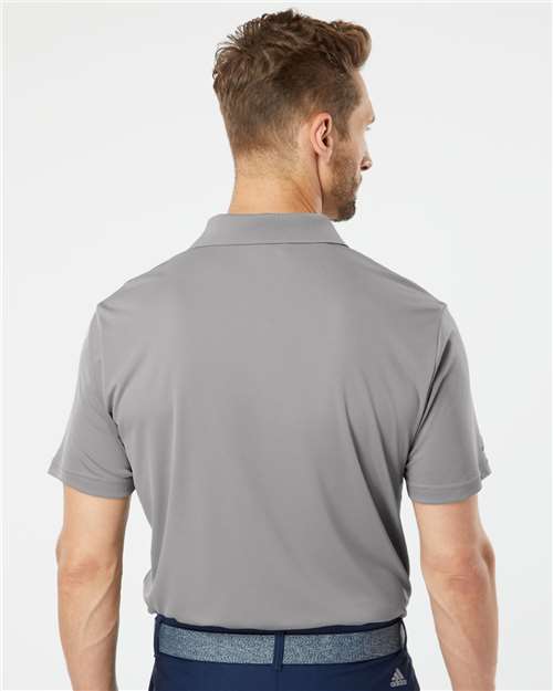 Adidas A230 Men's Performance Polo - Grey Three - model back