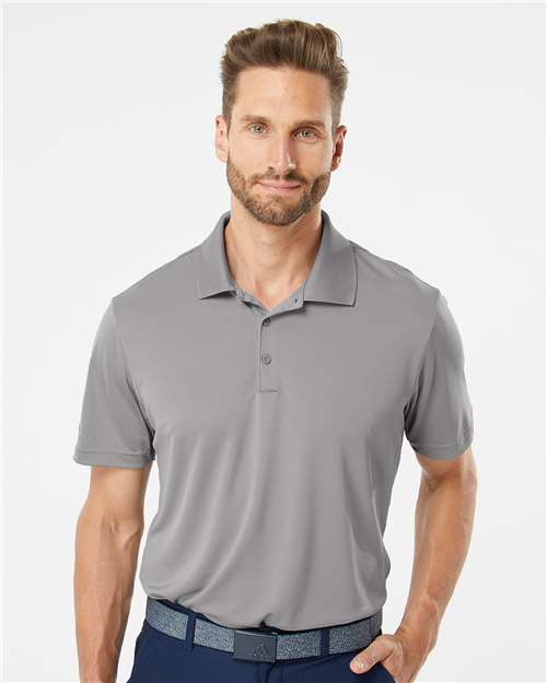 Adidas A230 Men's Performance Polo - Grey Three - model front