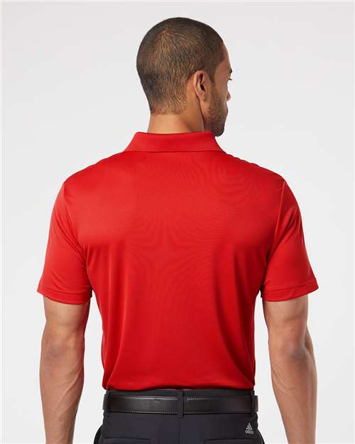 Adidas A230 Men's Performance Polo - Collegiate Red - model back