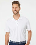 Adidas A230 Men's Performance Polo - White - model front