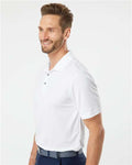 Adidas A230 Men's Performance Polo - White - model side