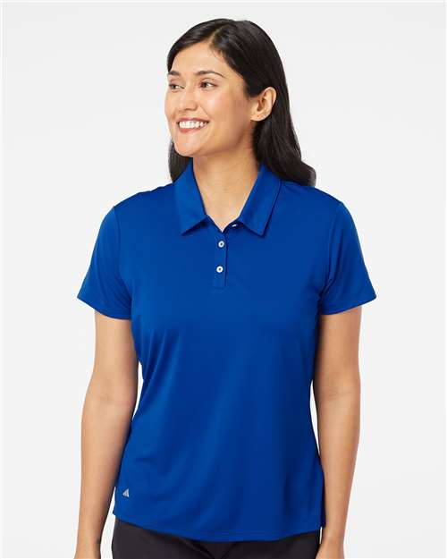 Adidas A231 Women's Performance Polo - Collegiate Royal - model front