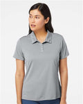 Adidas A231 Women's Performance Polo - Grey Three - model front