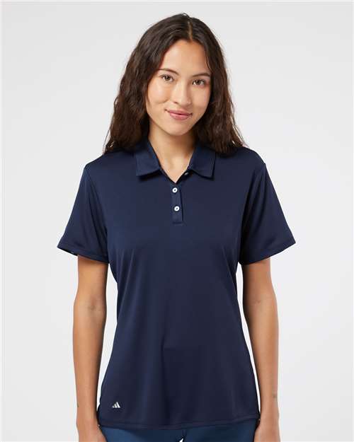 Adidas A231 Women's Performance Polo - Navy - model front