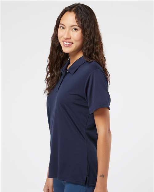 Adidas A231 Women's Performance Polo - Navy - model side