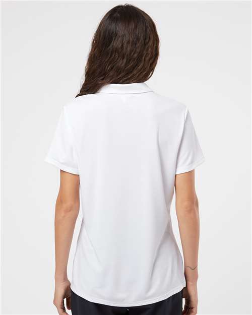 Adidas A231 Women's Performance Polo - White - model back