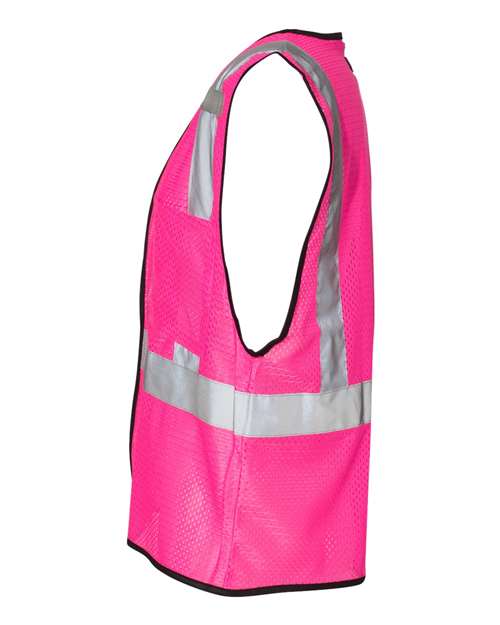 Kishigo B120-131 Unisex EV Series Enhanced Visibility Non-ANSI Vest - Pink - B126 - side