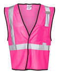 Kishigo B120-131 Unisex EV Series Enhanced Visibility Non-ANSI Vest - Pink - B126 - front