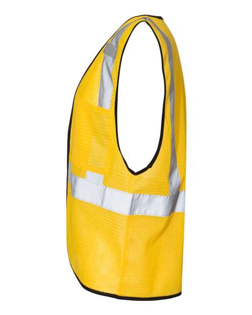 Kishigo B120-131 Unisex EV Series Enhanced Visibility Non-ANSI Vest - Yellow - B125 - side