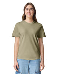 Comfort Colors C1717 Garment-Dyed Heavyweight T-Shirt - Khaki - model front