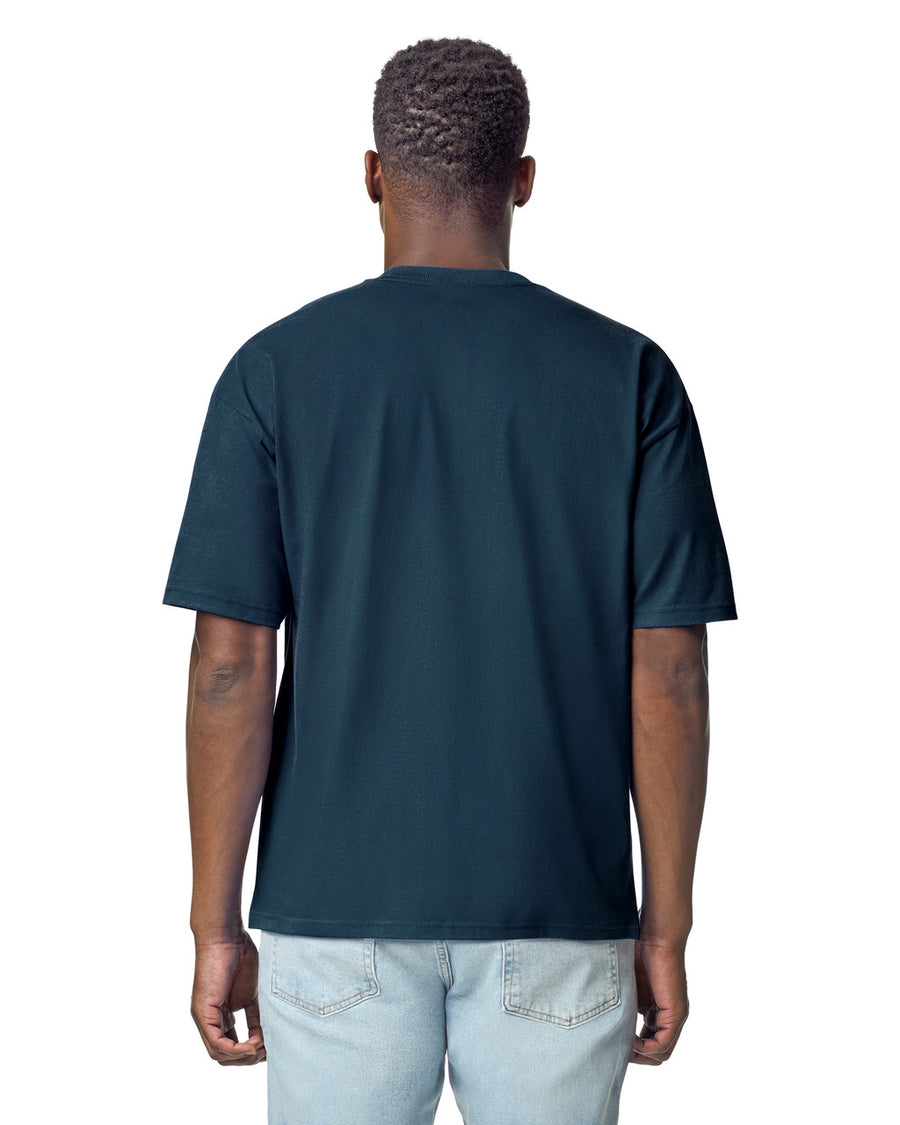 Gildan G750 Hammer Maxweight T-Shirt - Blue Dusk - model back