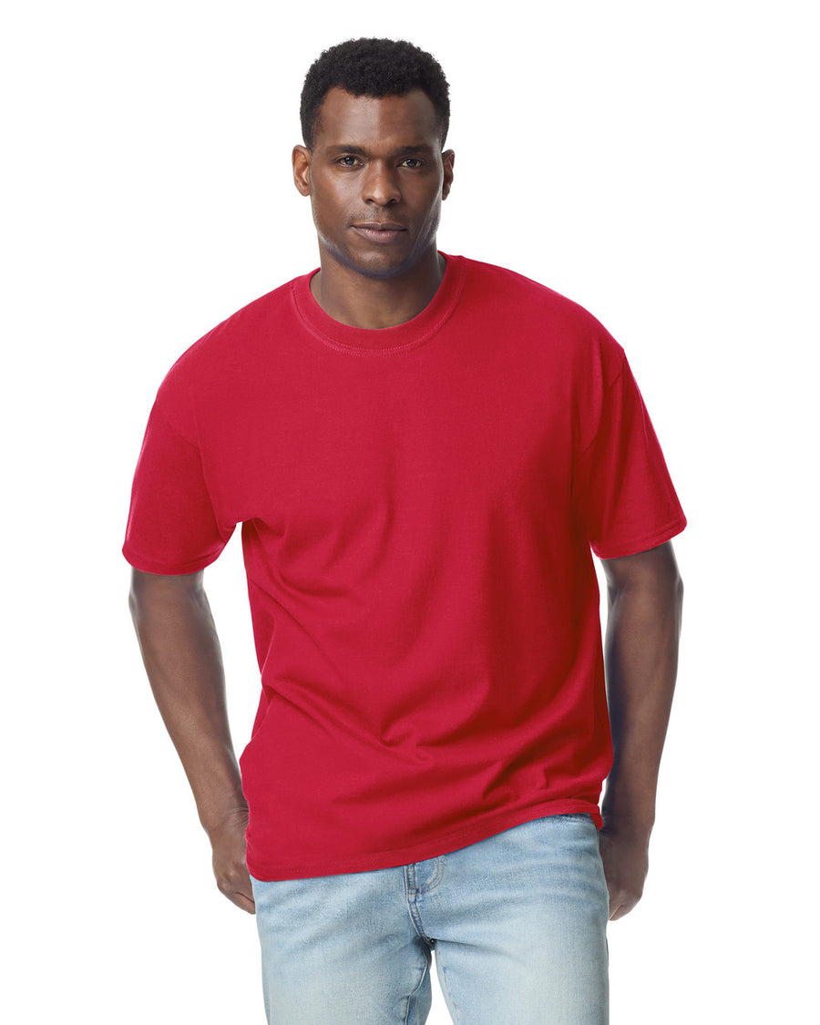 Gildan G750 Hammer Maxweight T-Shirt - Cherry Red - model front