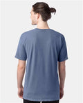 Hanes GDH100 Men's Garment-Dyed T-Shirt - Saltwater - model back