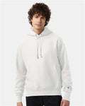 Champion S101 Unisex Reverse Weave Hooded Sweatshirt - White - model front