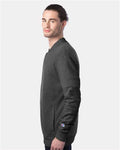 Champion CO100 Bomber Jacket - Charcoal Heather - model side
