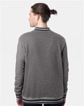 Champion CO100 Bomber Jacket - Oxford Grey/ Charcoal Heather - model back