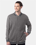 Champion CO100 Bomber Jacket - Oxford Grey/ Charcoal Heather - model front