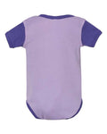 Rabbit Skins 4400 Infant Baby Rib Bodysuit - Lavender/ Purple - back