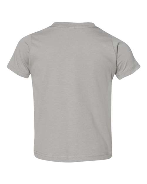 Rabbit Skins 3321 Toddler Fine Jersey Tee - Titanium - back