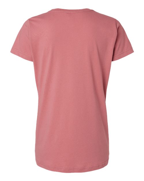 LAT 3516 Women's Fine Jersey Tee - Mauvelous - back