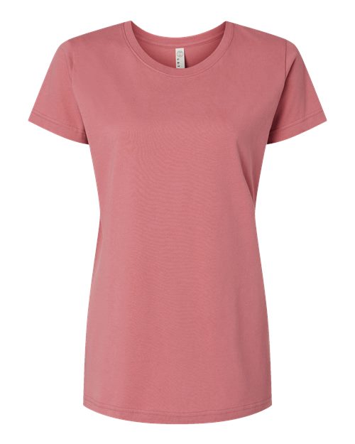 LAT 3516 Women's Fine Jersey Tee - Mauvelous - front
