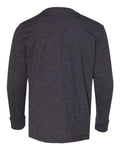 LAT 6201 Youth Fine Jersey Long Sleeve Tee - Vintage Smoke - back