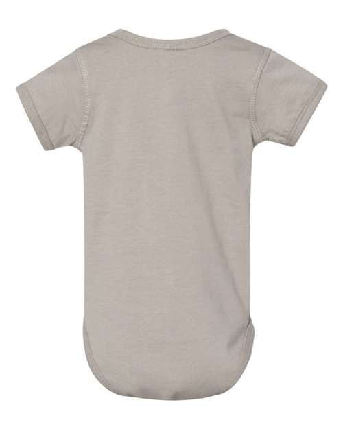 Rabbit Skins 4424 Infant Fine Jersey Bodysuit - Titanium - back