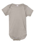 Rabbit Skins 4424 Infant Fine Jersey Bodysuit - Titanium - front