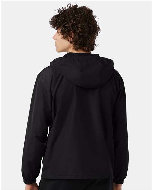Champion CO200 Unisex Packable Anorak Jacket - Black - model back