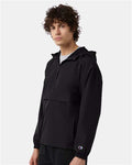 Champion CO200 Unisex Packable Anorak Jacket - Black - model side