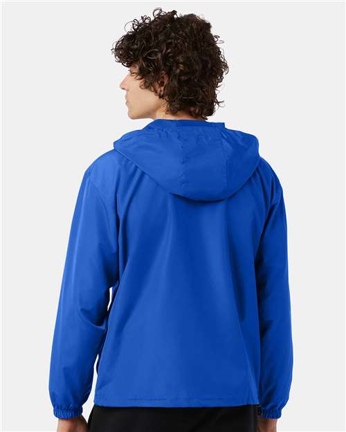 Champion CO200 Unisex Packable Anorak Jacket - Royal Blue - model back