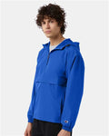 Champion CO200 Unisex Packable Anorak Jacket - Royal Blue - model side