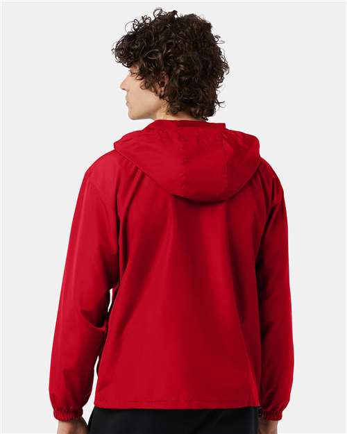 Champion CO200 Unisex Packable Anorak Jacket - Scarlet - model back