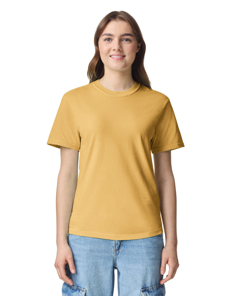 Comfort Colors C1717 Garment-Dyed Heavyweight T-Shirt - Mustard - model front