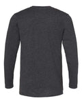LAT 6918 Unisex Fine Jersey Long Sleeve Tee - Vintage Smoke - back