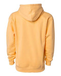 Independent Trading Co. IND4000 Heavyweight Hooded Sweatshirt - Peach - back