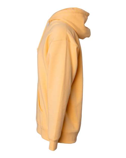 Independent Trading Co. IND4000 Heavyweight Hooded Sweatshirt - Peach - side