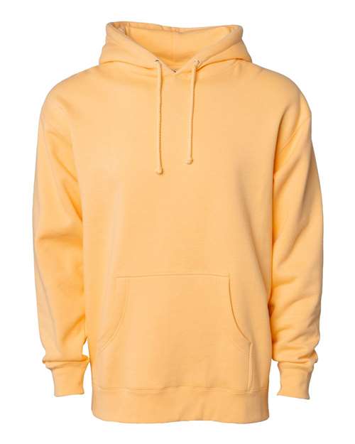 Independent Trading Co. IND4000 Heavyweight Hooded Sweatshirt - Peach - flat front