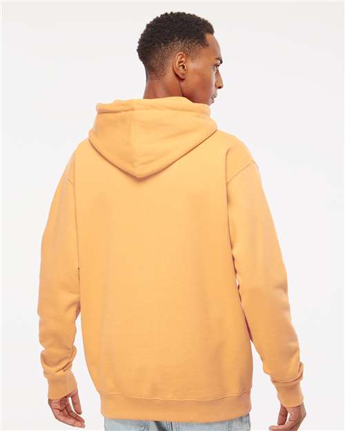 Independent Trading Co. IND4000 Heavyweight Hooded Sweatshirt - Peach - model back